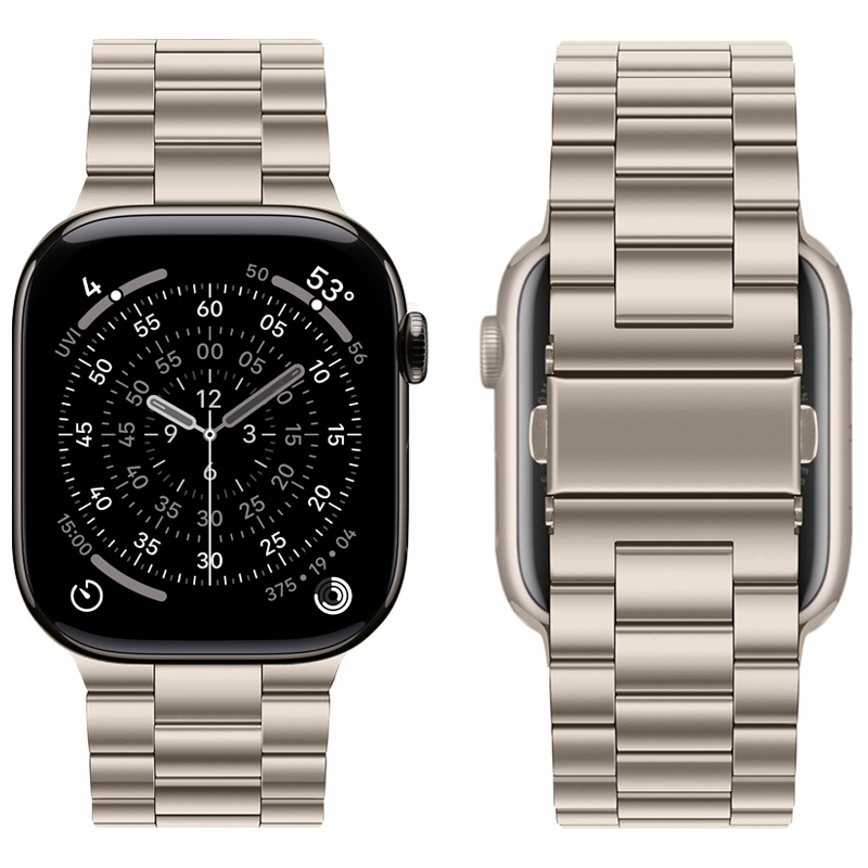 Smartwatch Apple Watches For Men - سوار كلاسيكي من الفولاذ المقاوم للصدأ