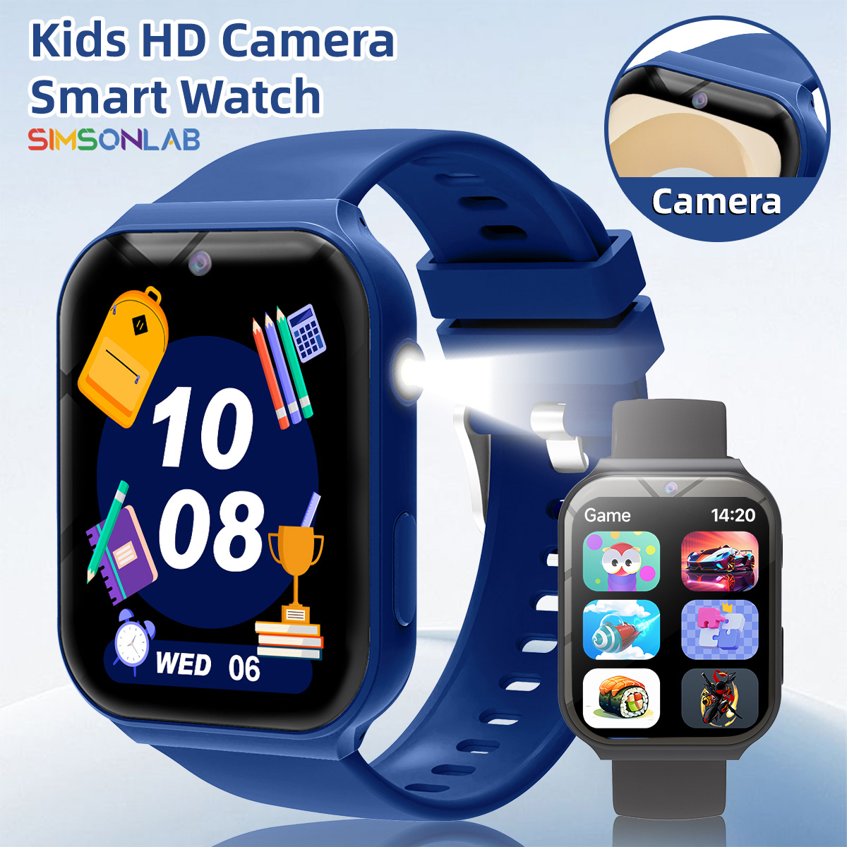 Smartwatch Watches Boys - ساعة ذكية جديدة 2026 للأولاد والبنات،