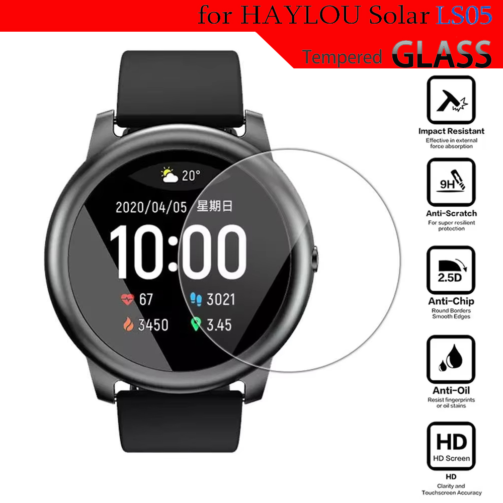Solar Powered Watch - زجاج مقسى لملحقات الساعة الذكية HayLou