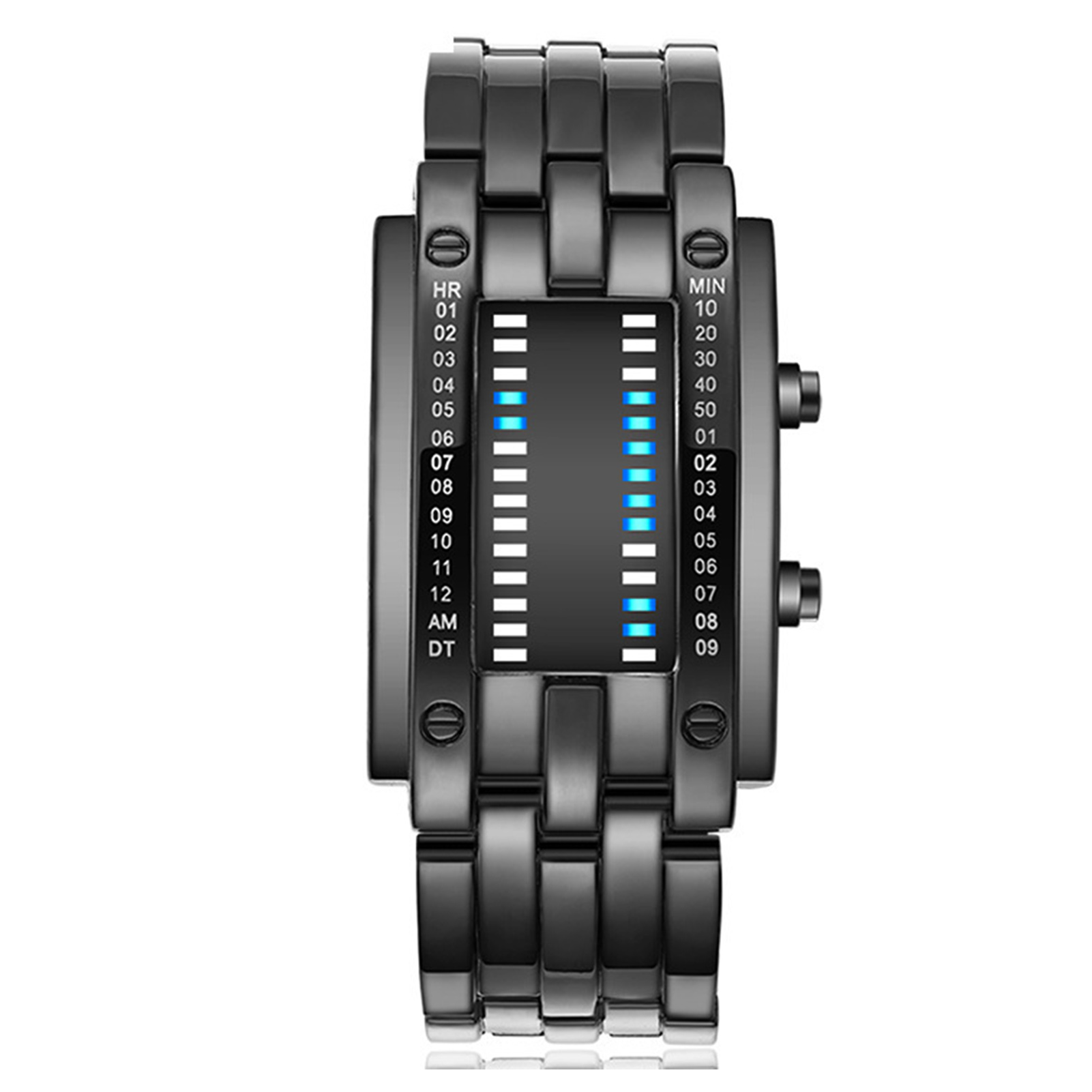 Smartwatch Premium Watches For Women - ساعة إلكترونية رقمية LED زرقاء مصفوفة