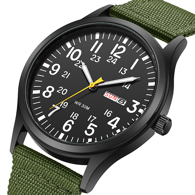 Solar Powered Watch - 2024 ساعة حقلية من مادة TPW،