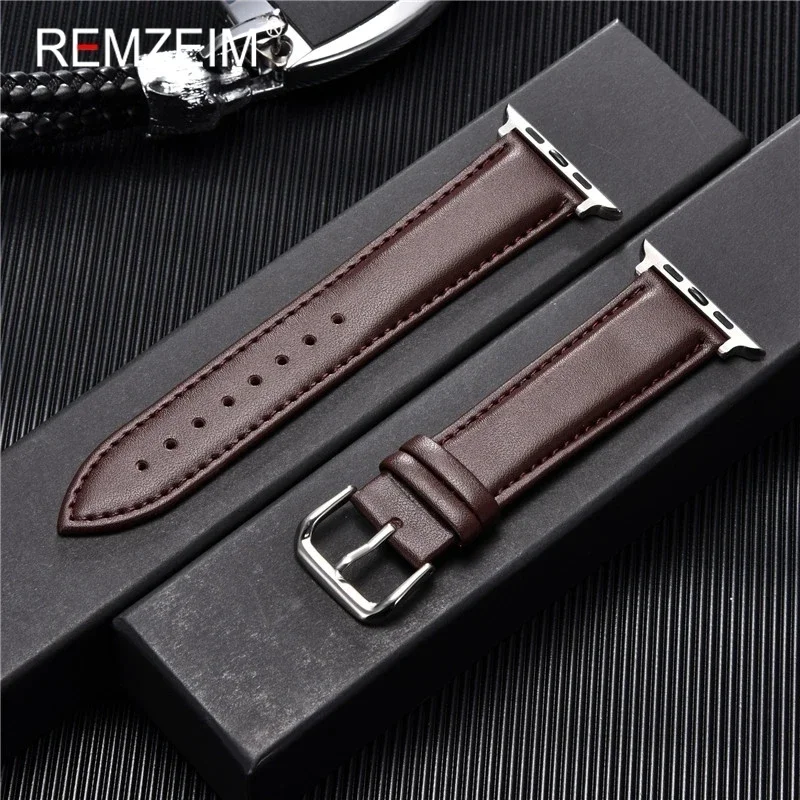Smartwatch Apple Watches For Men - حزام ساعة ذكية من الجلد الصناعي