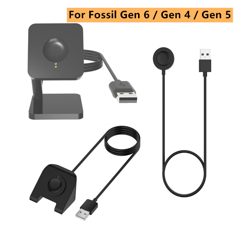 Fossil Watches Smartwatch Gen 6 - 1 متر USB المغناطيسي شحن سريع