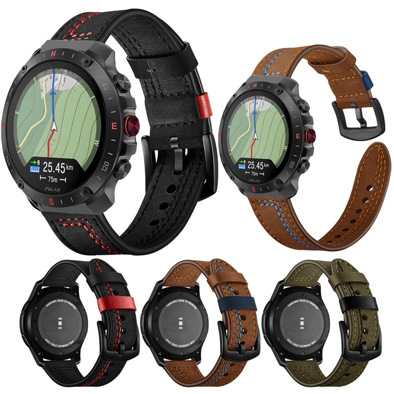 Titan Watches Smartwatch - أحزمة ساعات جلدية سريعة التحرير للقطبية