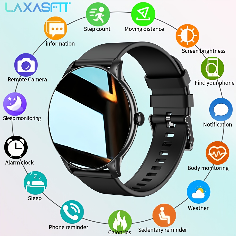 Smartwatch Watches Gift For Women - LAXASFIT Outsport ساعة ذكية بلوتوث الاتصال