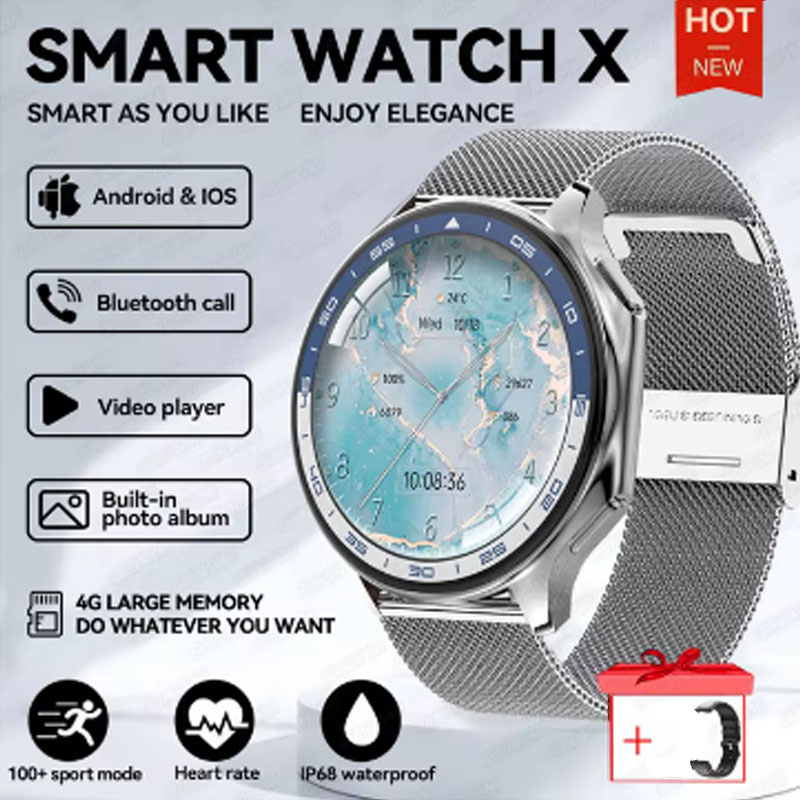 Smartwatch Iphone Watches For Women - 1.43 بوصة شاشة كبيرة الرجال النساء