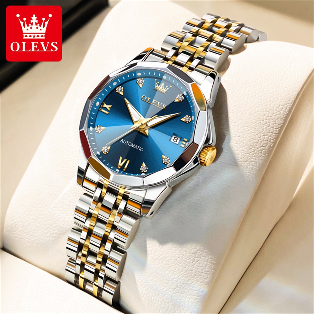 ساعة يد نسائية OLEVS 9982 ميكا - مراجعة Anti-Magnetic Watch وسعره