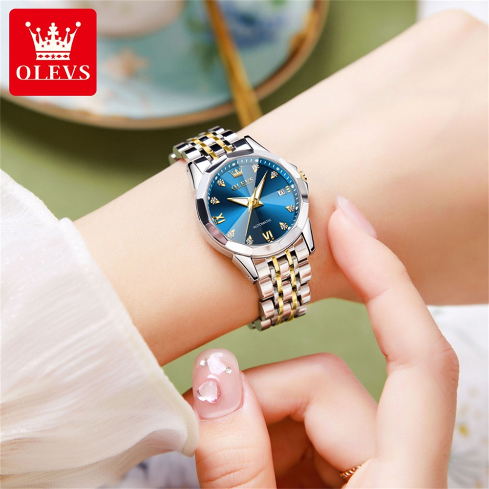 ساعة يد نسائية OLEVS 9982 ميكا - مراجعة Anti-Magnetic Watch وسعره