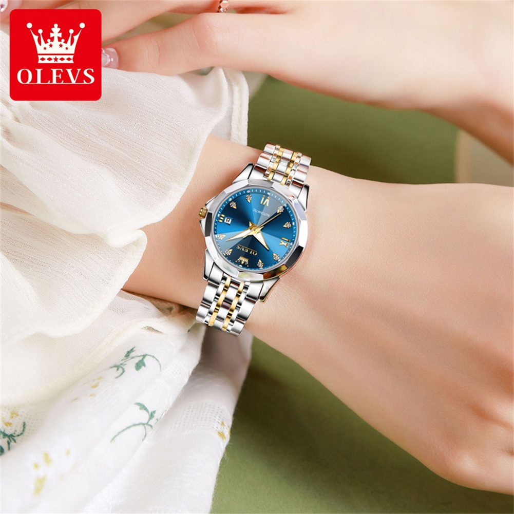 ساعة يد نسائية OLEVS 9982 ميكا - مراجعة Anti-Magnetic Watch وسعره