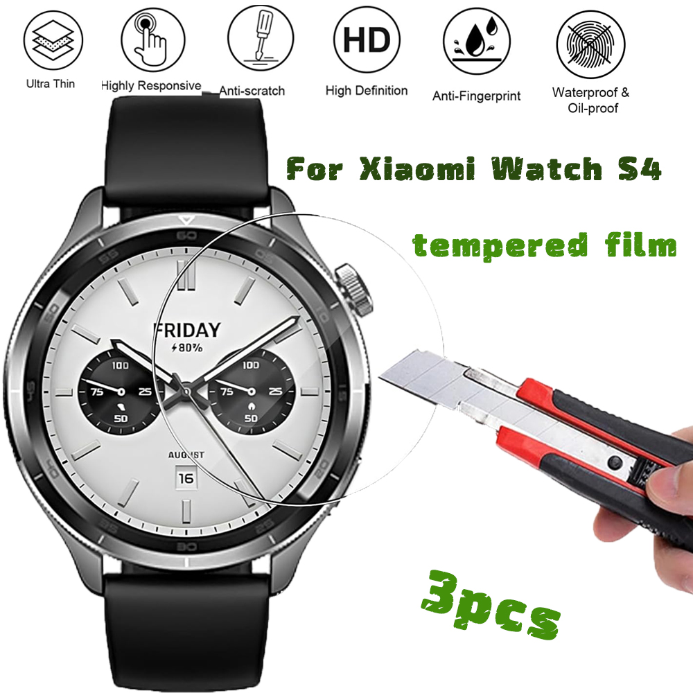 3 قطعة الزجاج المقسى Smartwatc - مراجعة Smartwatch Watches Xiaomi وسعره