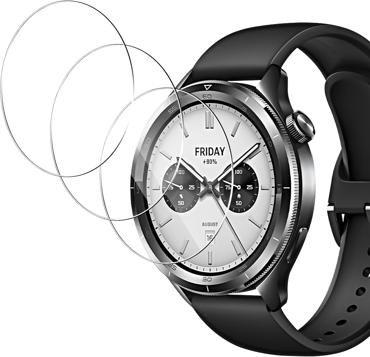 3 قطعة الزجاج المقسى Smartwatc - مراجعة Smartwatch Watches Xiaomi وسعره