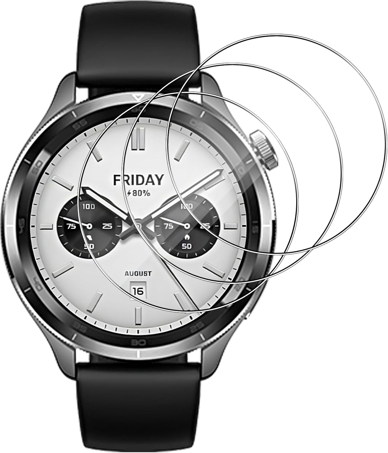 3 قطعة الزجاج المقسى Smartwatc - مراجعة Smartwatch Watches Xiaomi وسعره
