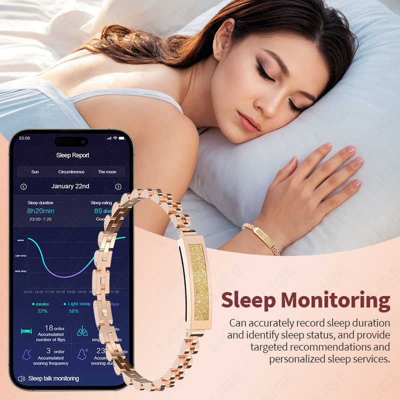 سوار ذكي جديد من LIGE، مجوهرات - مراجعة Smartwatch Stylish Watches For Women وسعره