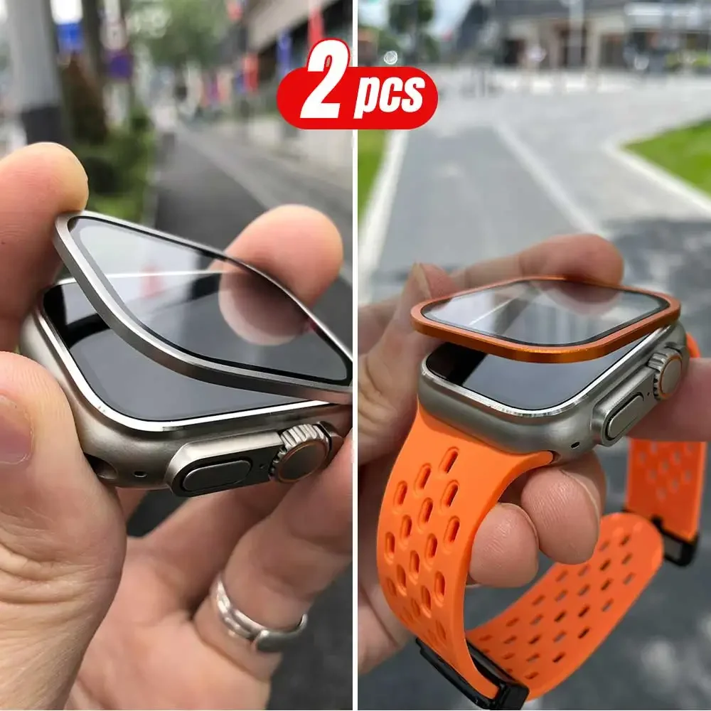 2 قطعة إطار معدني من التيتانيو - مراجعة Smartwatch Watches Gift For Women وسعره
