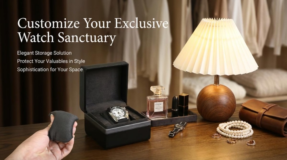 علبة ساعة فاخرة: حافظة جلدية م - مراجعة Smartwatch Premium Watches For Women وسعره