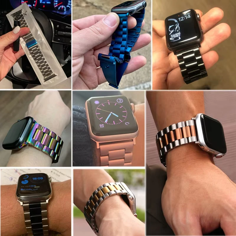 سوار كلاسيكي من الفولاذ المقاو - مراجعة Smartwatch Apple Watches For Men وسعره