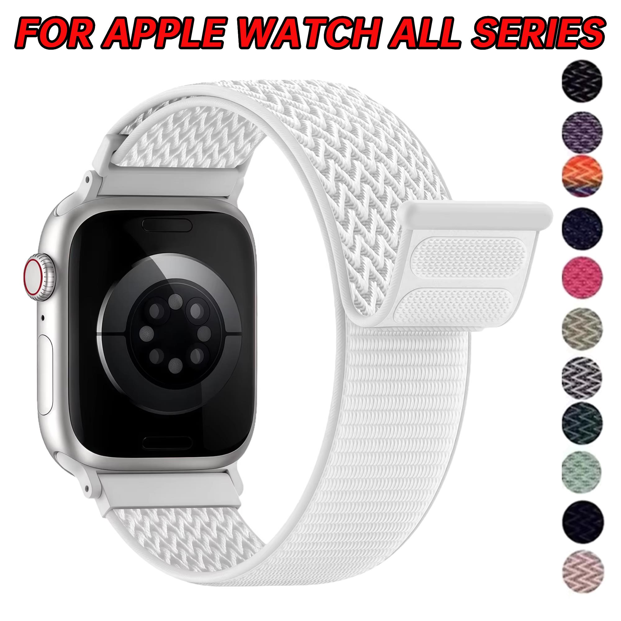 حزام رياضي لساعة أبل 46 مم 42  - مراجعة Smartwatch Apple Watches For Men وسعره