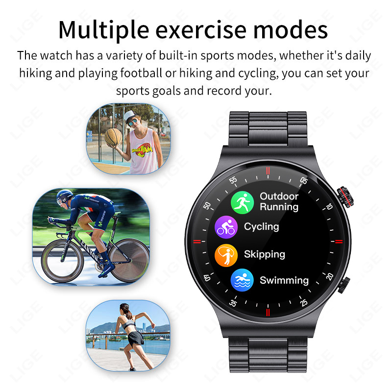 ساعة ذكية LIGE 2026 NFC للرجال - مراجعة Smartwatch Watches Gift For Women وسعره