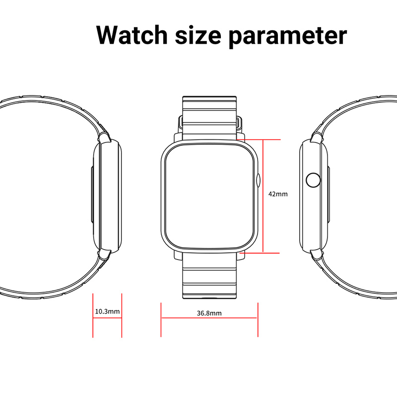 IP68 ساعة ذكية الرجال اللياقة  - مراجعة Smartwatch Iphone Watches For Women وسعره