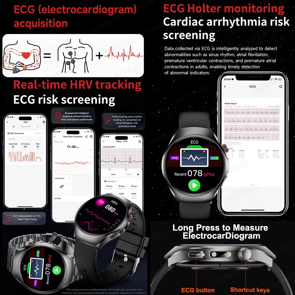 العلامة التجارية الجديدة 2026  - مراجعة Smartwatch Watches For Women Branded وسعره