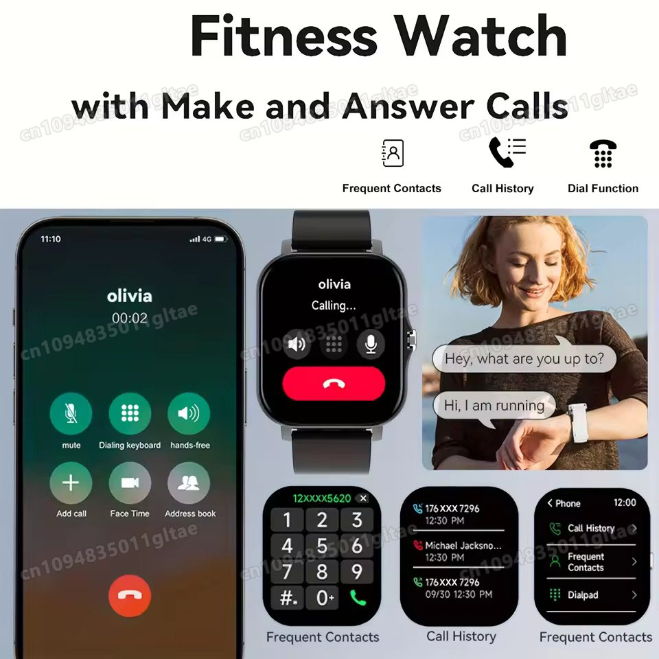 أحدث تصميم عصري مُحسّن لساعة ذ - مراجعة Smartwatch Latest Watches For Men وسعره