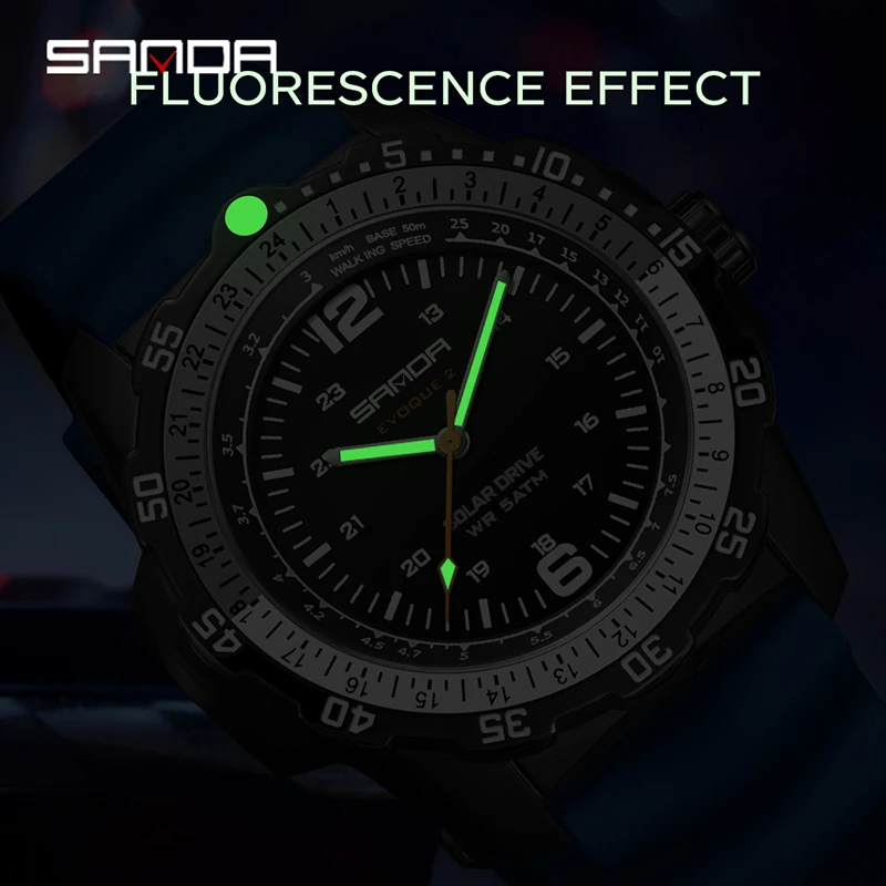 ساعة يد رجالية فاخرة جديدة من  - مراجعة Solar Powered Watch وسعره