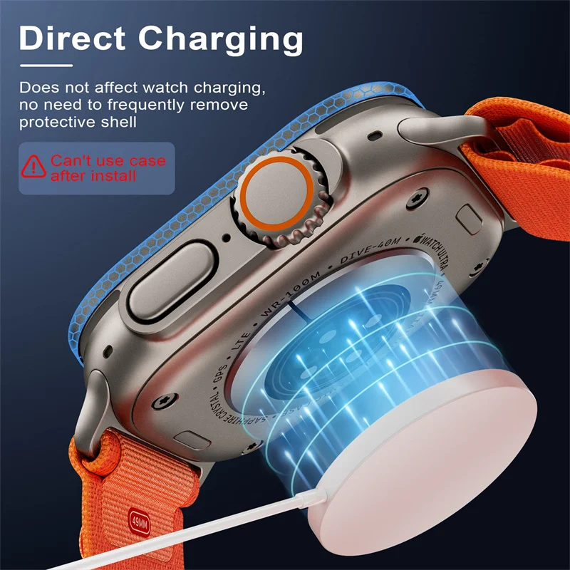 زجاج مقسى لساعة أبل الترا 49 م - مراجعة Smartwatch Watches Gift For Women وسعره