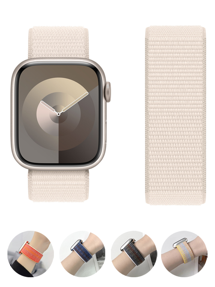 حلقة نايلون للساعة ، سوار رياض - مراجعة Smartwatch Apple Watches For Men وسعره