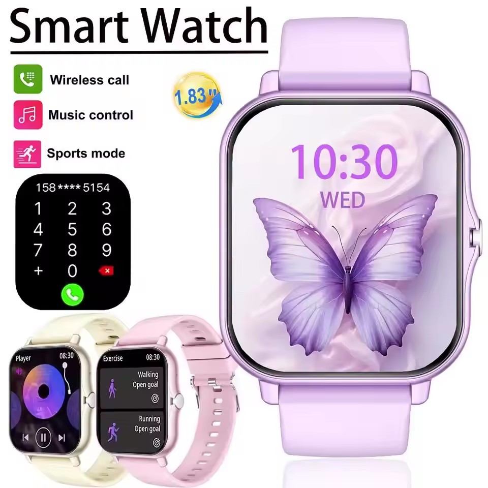 أحدث تصميم عصري مطور لساعة ذكي - مراجعة Smartwatch Latest Watches For Men وسعره