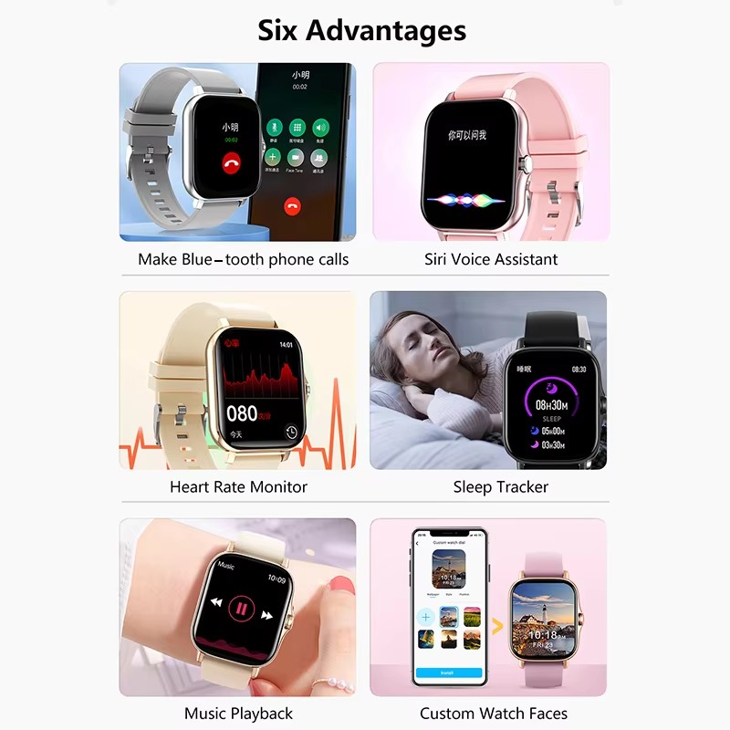أحدث تصميم عصري مطور لساعة ذكي - مراجعة Smartwatch Latest Watches For Men وسعره