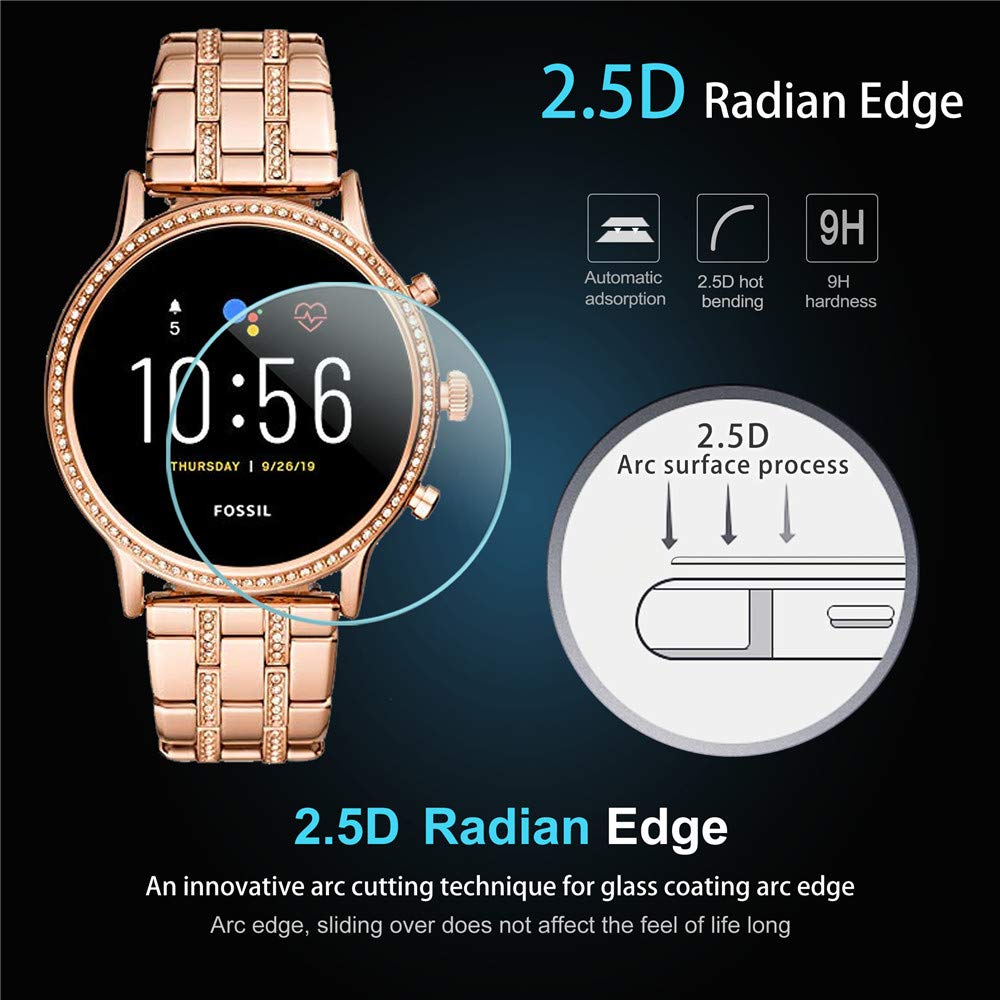 زجاج مقسى لـ Fossil Gen 6 ، غش - مراجعة Fossil Watches Smartwatch Gen 6 وسعره