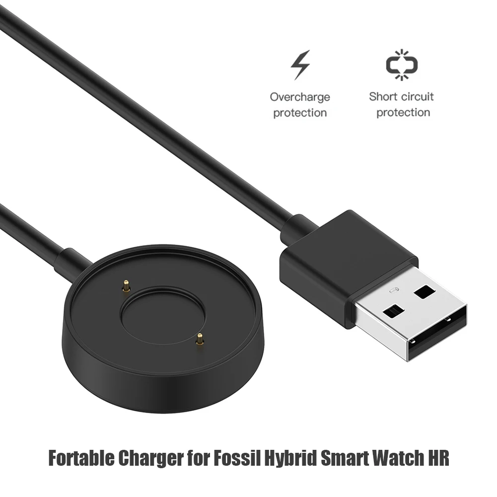 كابل 3 أقدام، شاحن USB، عنصر ص - مراجعة Fossil Watches Smartwatch Hybrid وسعره