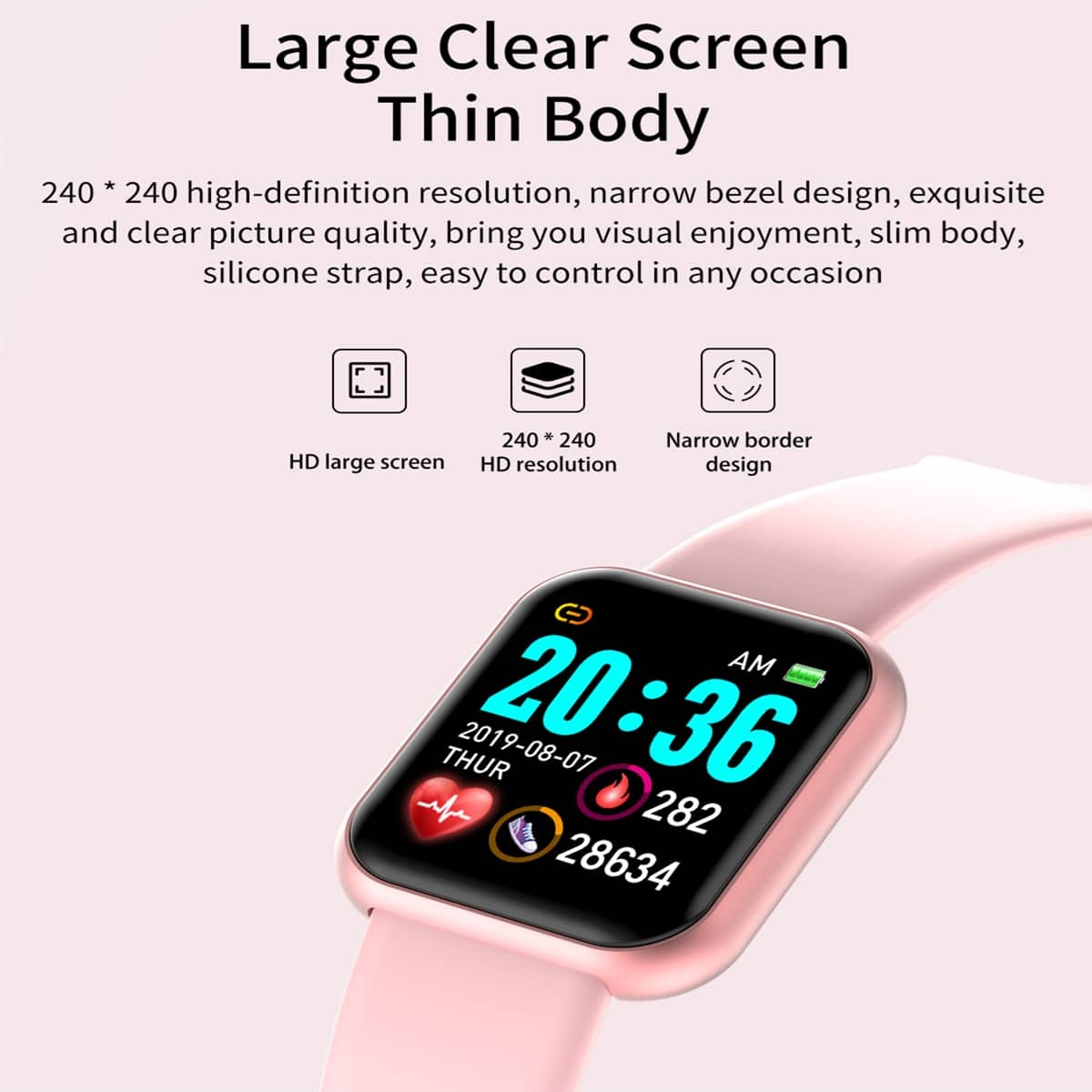 ساعة ذكية للرجال والنساء ، ساع - مراجعة Watches Not Smartwatch وسعره
