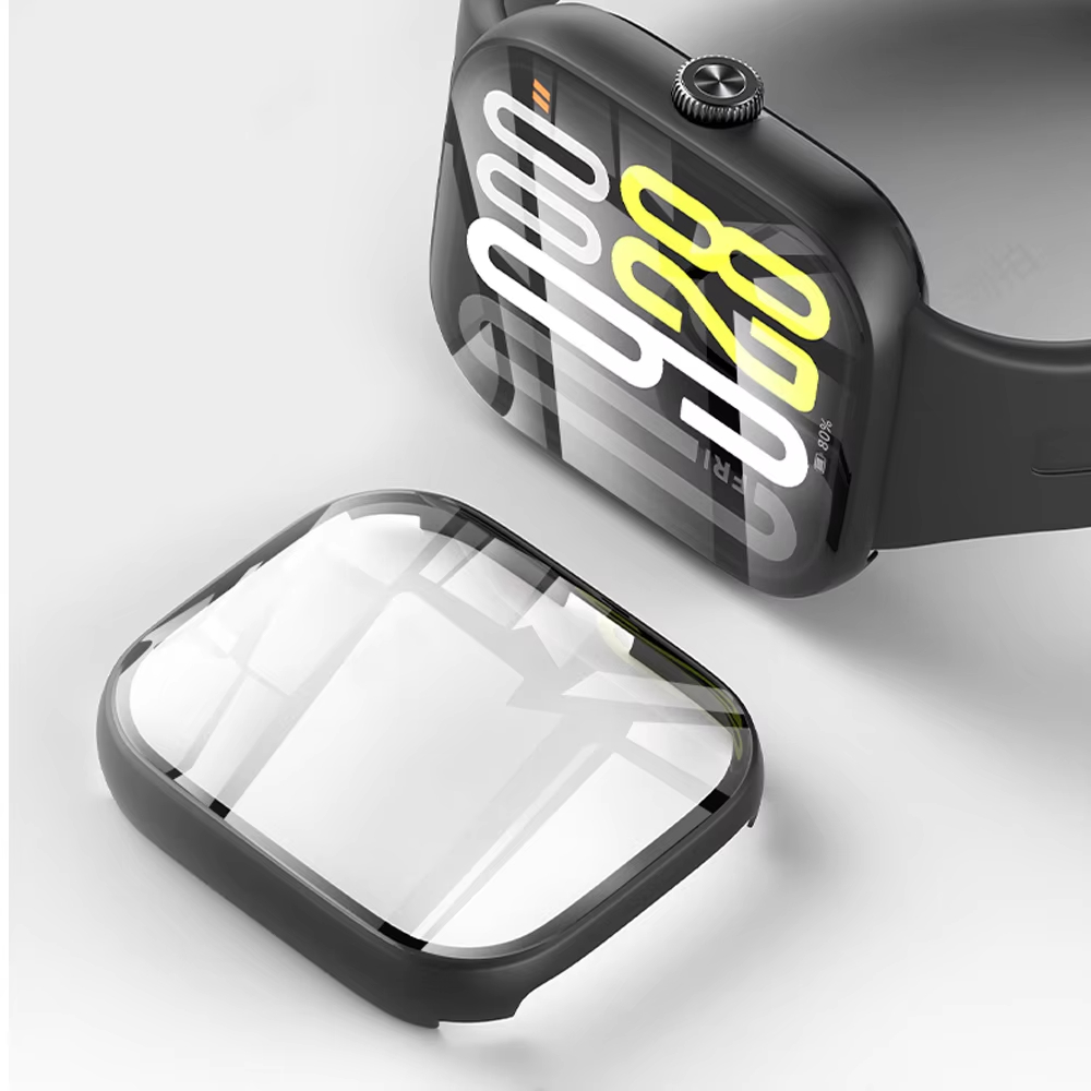 زجاج مقسى + غطاء حماية لساعة ش - مراجعة Smartwatch Watches Xiaomi وسعره