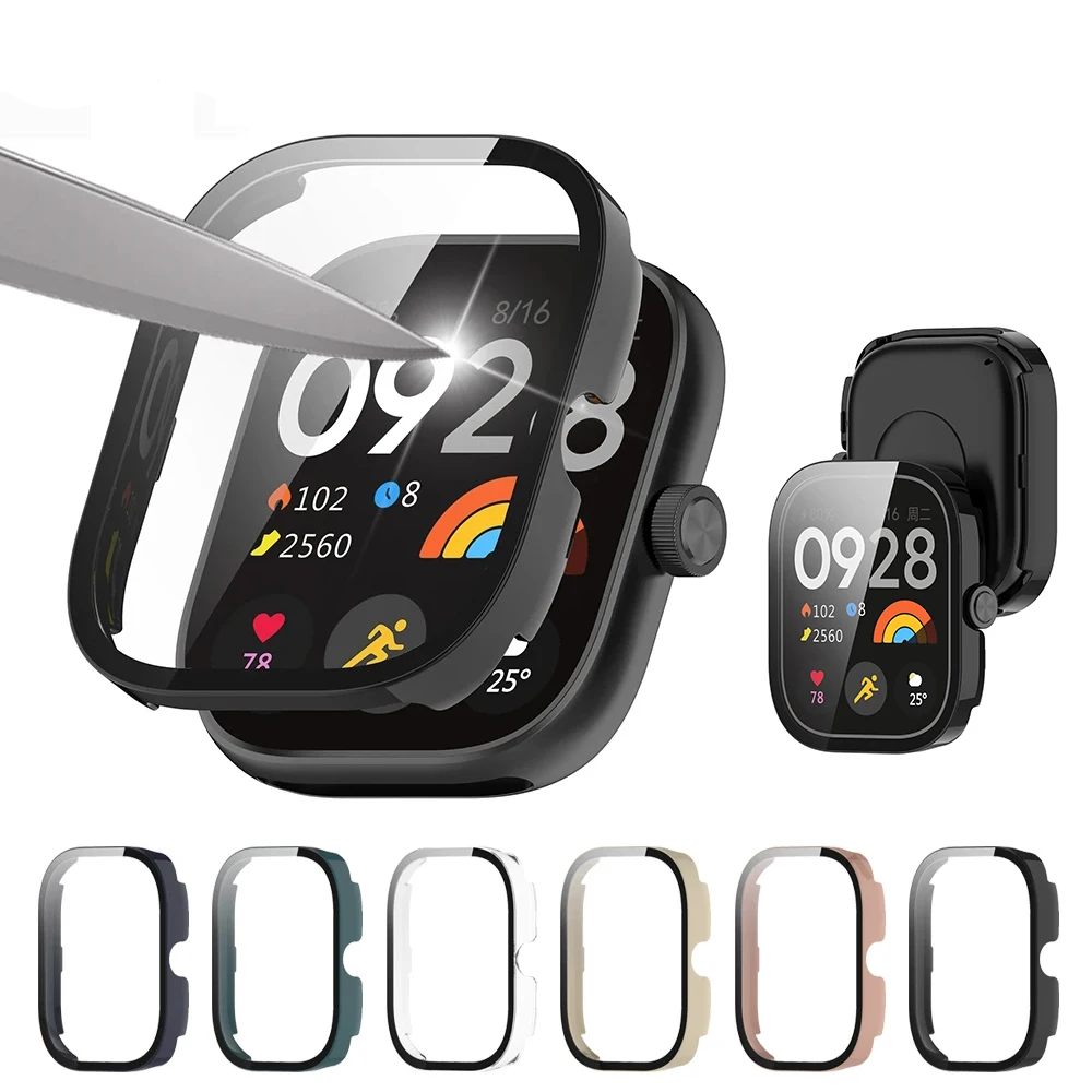 زجاج مقسى + غطاء حماية لساعة ش - مراجعة Smartwatch Watches Xiaomi وسعره