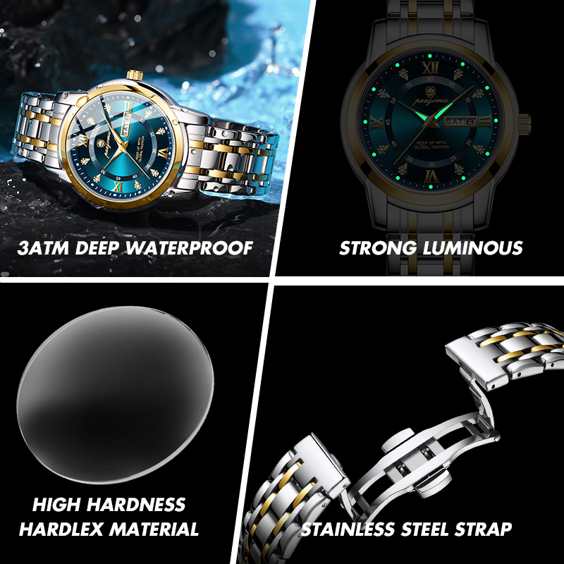 ساعة PAAZOMU للرجال والنساء، س - مراجعة Watches Not Smartwatch وسعره