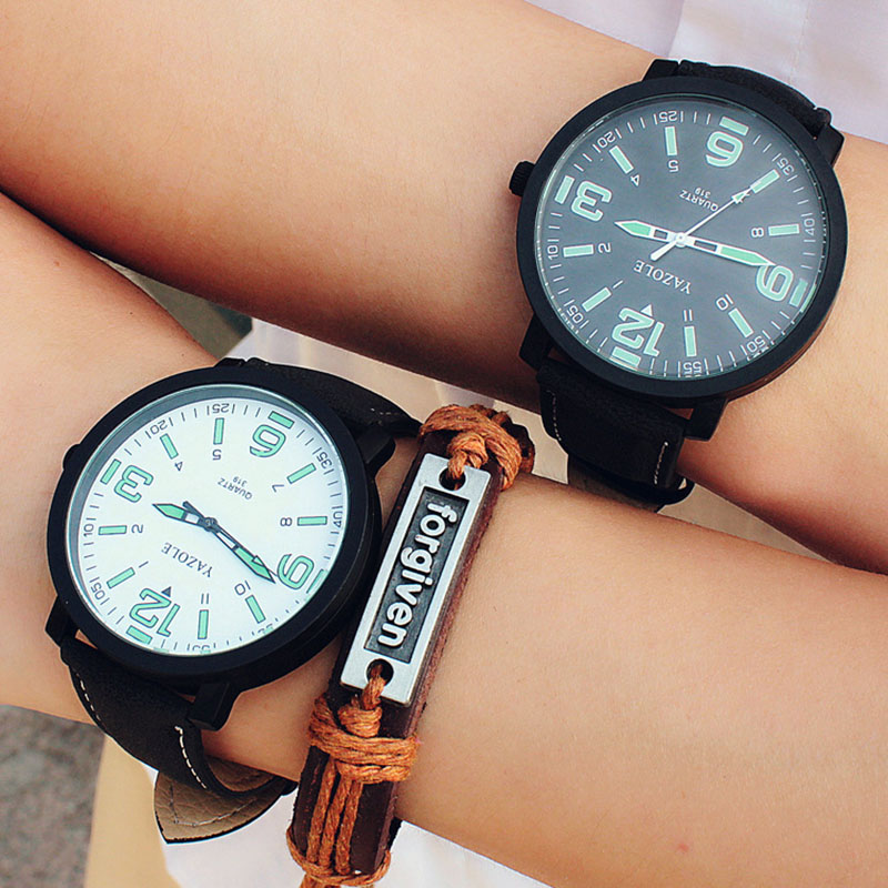 YAZOLE مضيئة ساعة الرجال ساعة  - مراجعة Solar Powered Watch وسعره