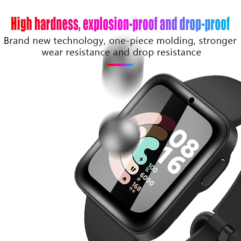 2 قطعة الزجاج المقسى لساعة Red - مراجعة Smartwatch Watches Xiaomi وسعره