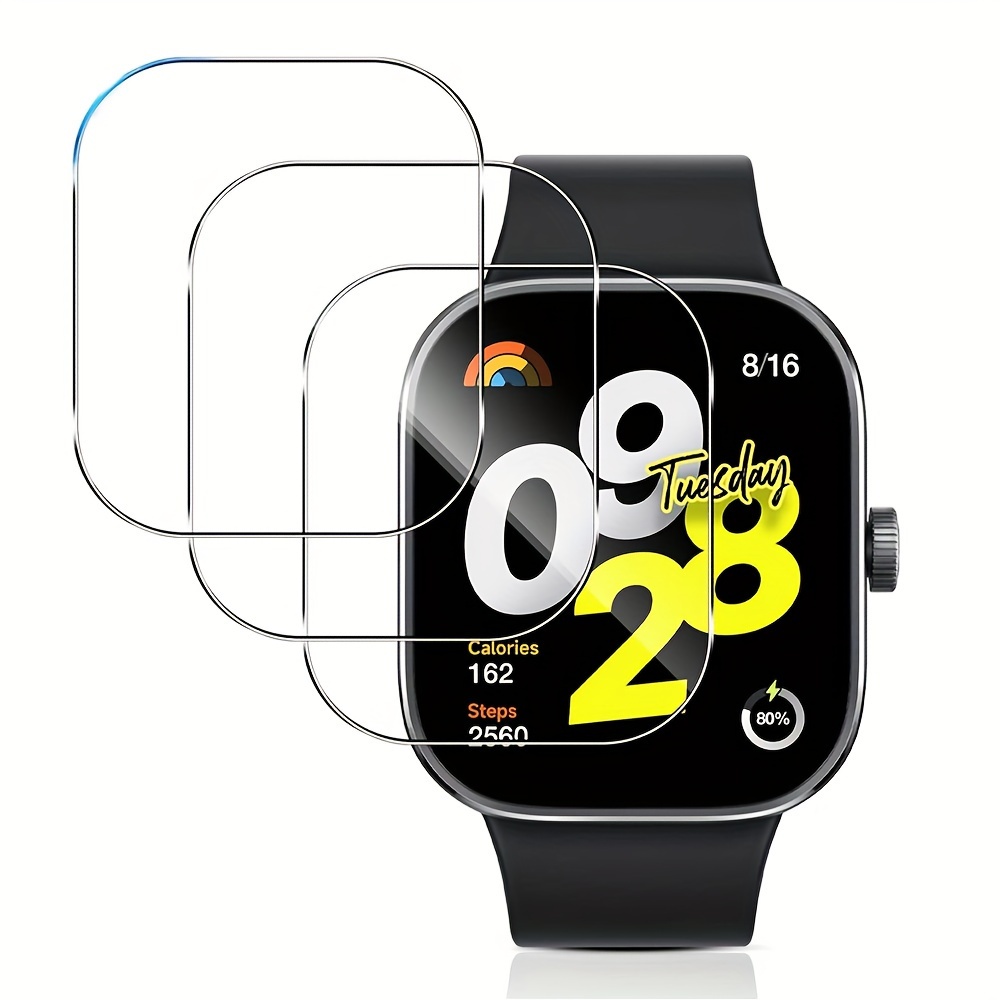 3-5 قطع من الزجاج المقسى الفاخ - مراجعة Smartwatch Watches Xiaomi وسعره