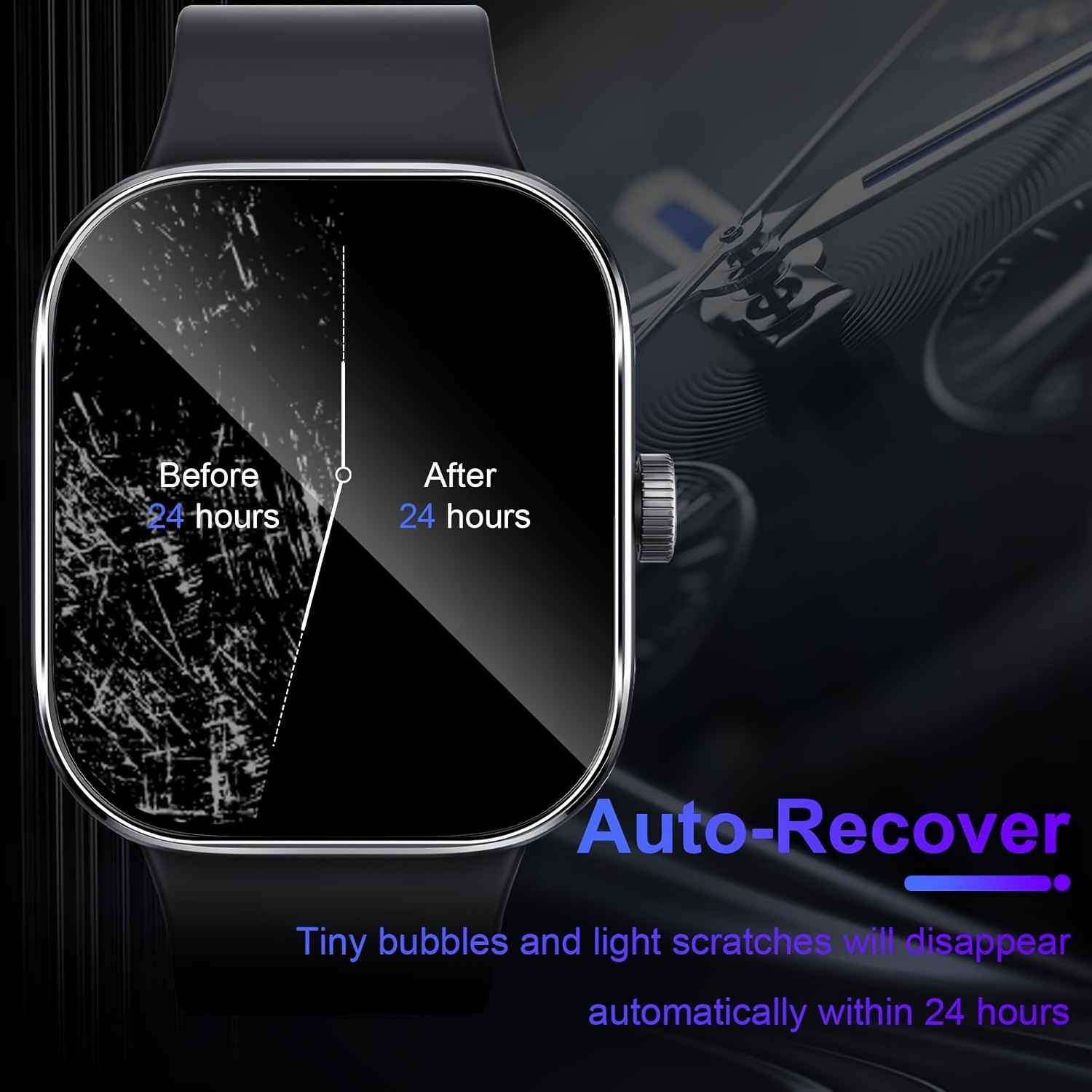 3-5 قطع من الزجاج المقسى الفاخ - مراجعة Smartwatch Watches Xiaomi وسعره