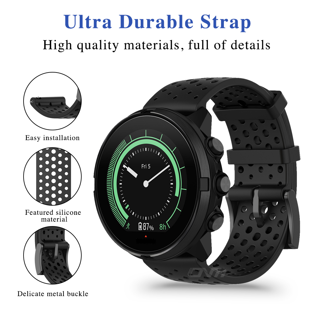 سوار سيليكون ل Suunto 7 9 Baro - مراجعة Fossil Watches Smartwatch Hybrid وسعره