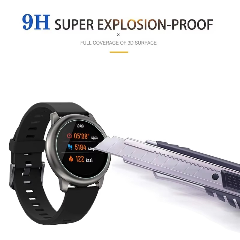 زجاج مقسى لملحقات الساعة الذكي - مراجعة Solar Powered Watch وسعره
