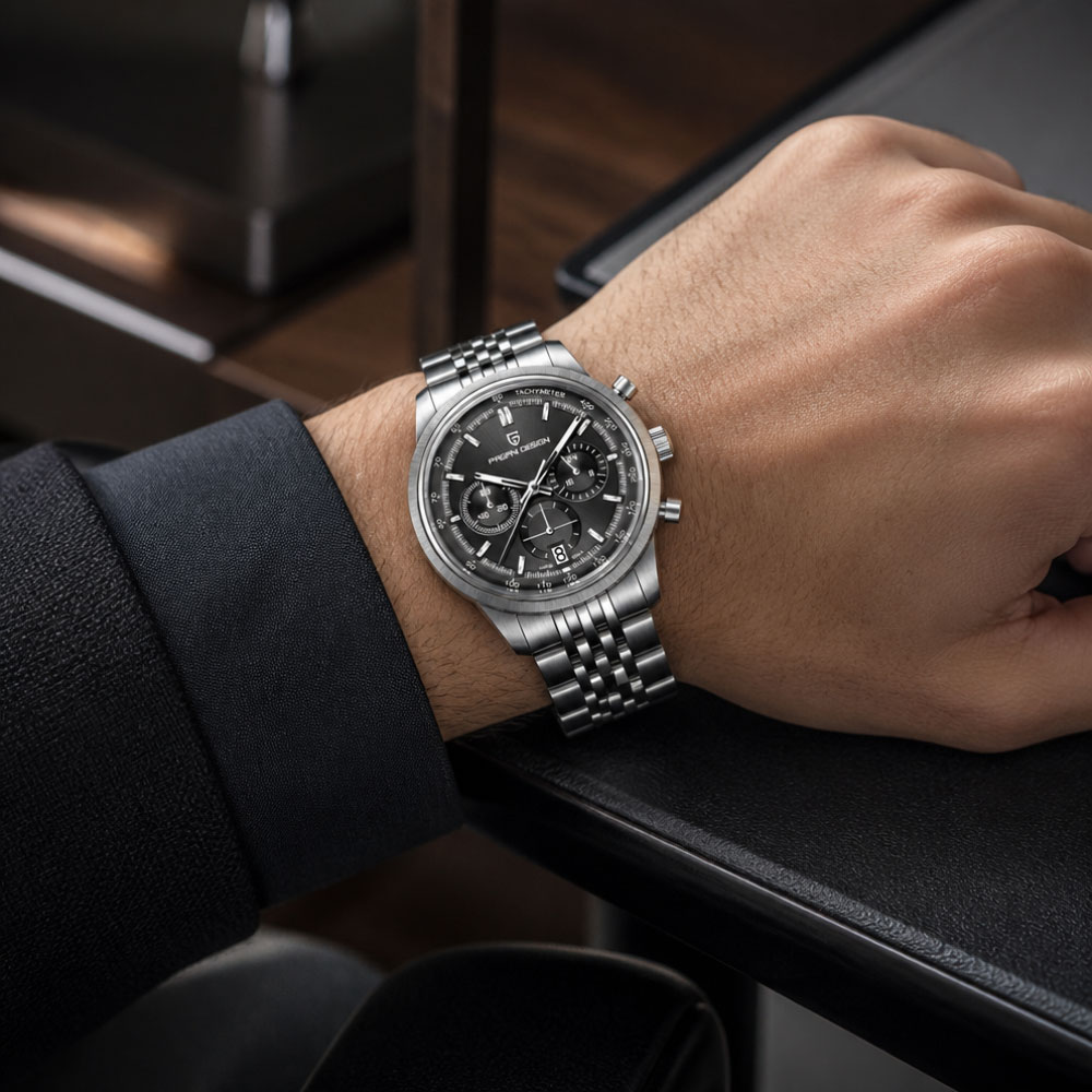 ساعة يد رجالية كوارتز من PAGAN - مراجعة Anti-Magnetic Watch وسعره