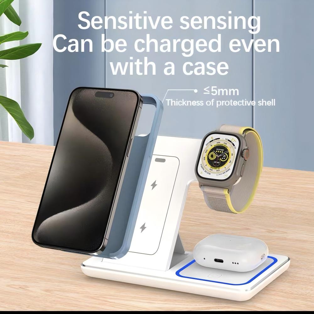 حامل شحن لاسلكي 3 في 1 قابل لل - مراجعة Smartwatch Watches Xiaomi وسعره
