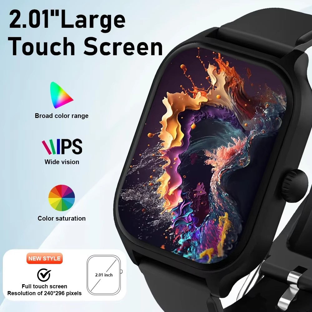 ساعة ذكية لأندرويد وآي أو إس،  - مراجعة Smartwatch Watches Gift For Women وسعره