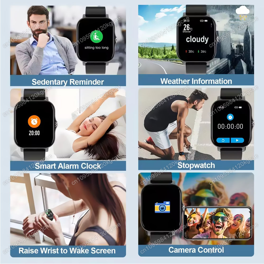 أحدث تصميم عصري مطور لساعة ذكي - مراجعة Smartwatch Latest Watches For Men وسعره