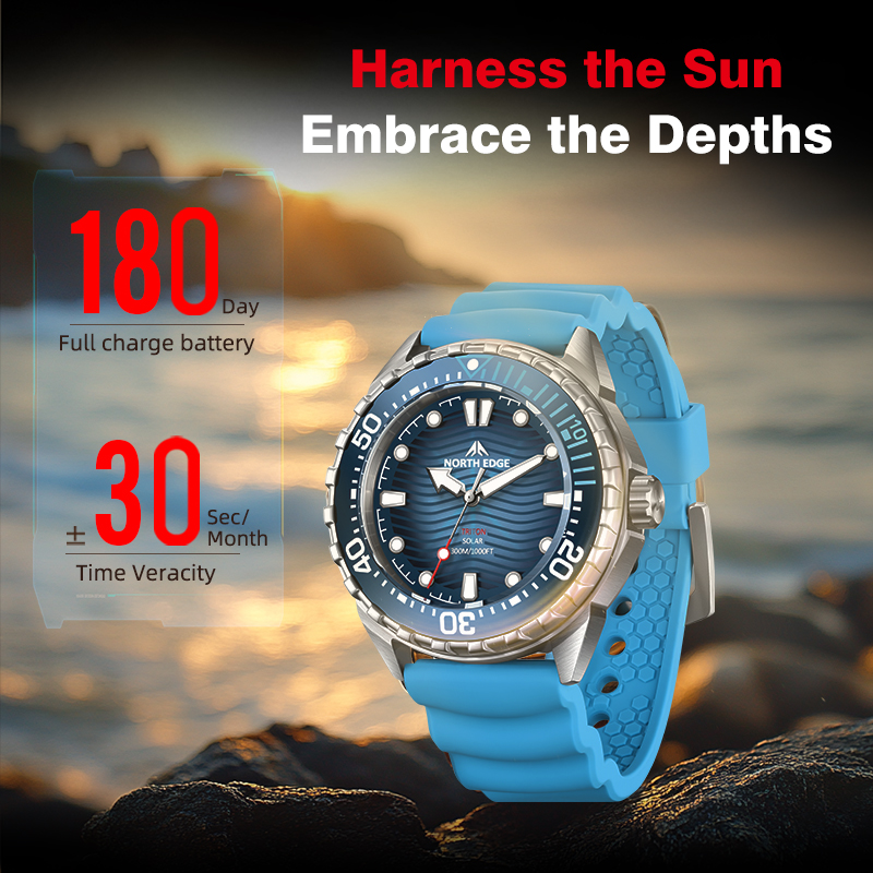 ساعة غوص تعمل بالطاقة الشمسية  - مراجعة Solar Powered Watch وسعره