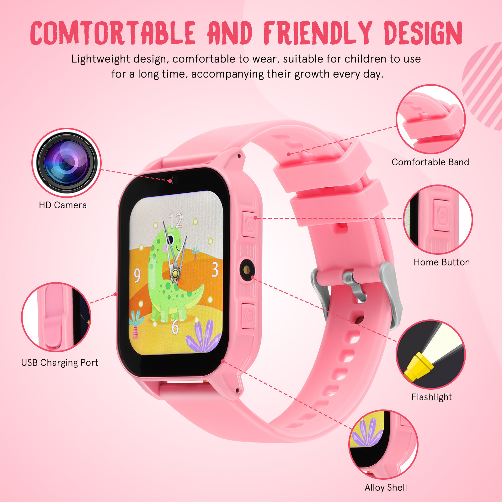 ساعة أطفال مع ألعاب، ساعة ذكية - مراجعة Smartwatch Watches Boys وسعره