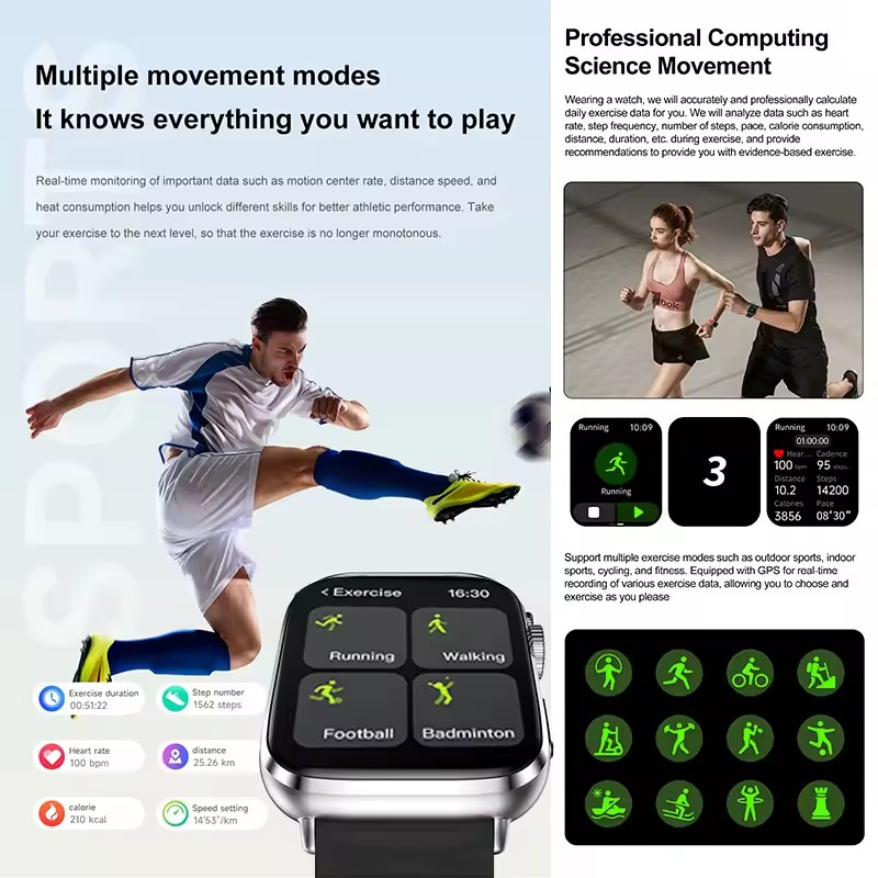 ساعة ذكية الاتصال الهاتفي الرد - مراجعة Smartwatch Watches For Women Branded وسعره