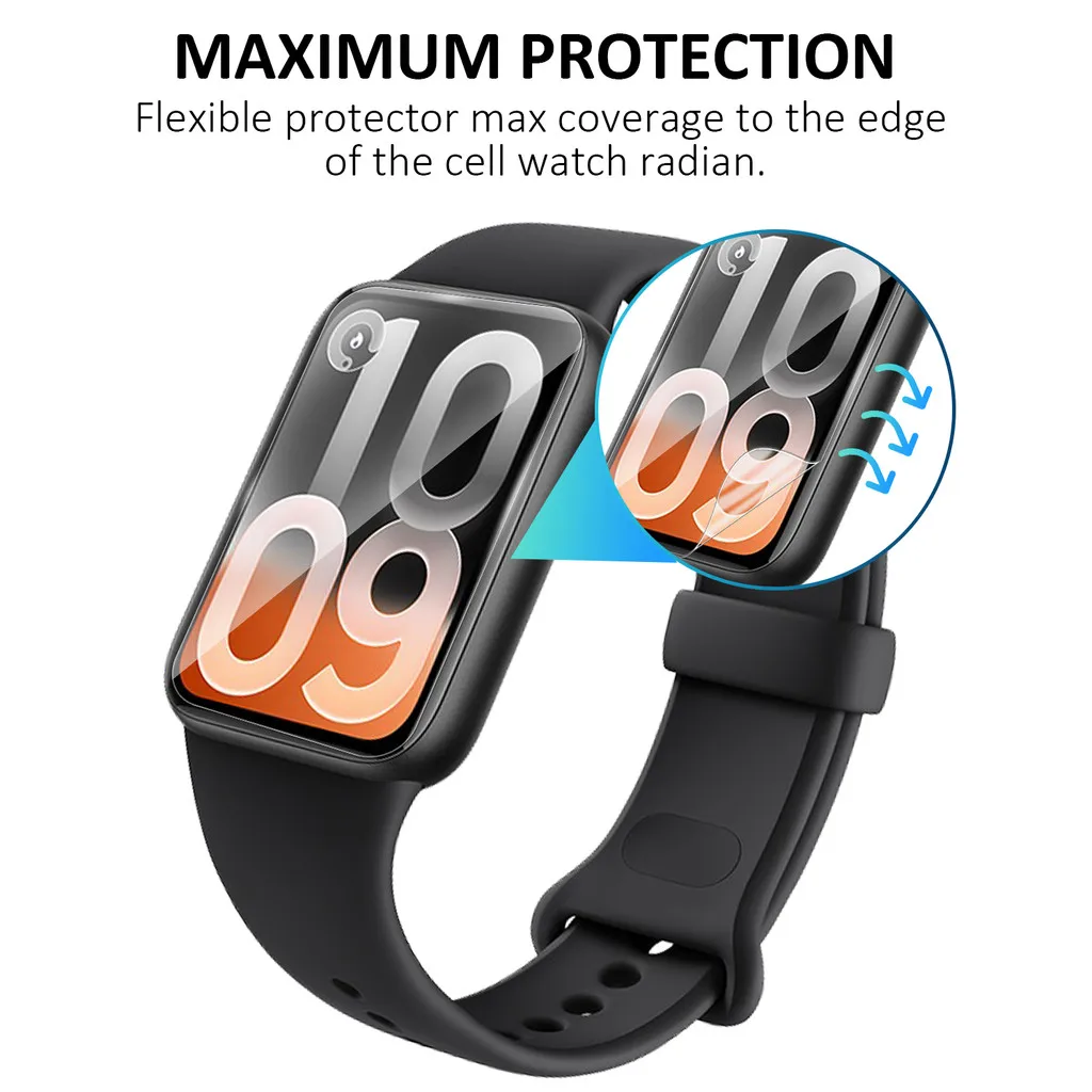 1-5 قطع واقيات شاشة لهاتف شاوم - مراجعة Smartwatch Watches Xiaomi وسعره